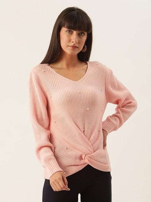 Zoella Light Pink Embellished Sweater