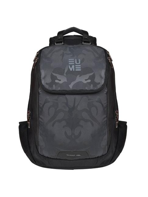 eume-29-ltrs-grey-&-black-medium-laptop-backpack