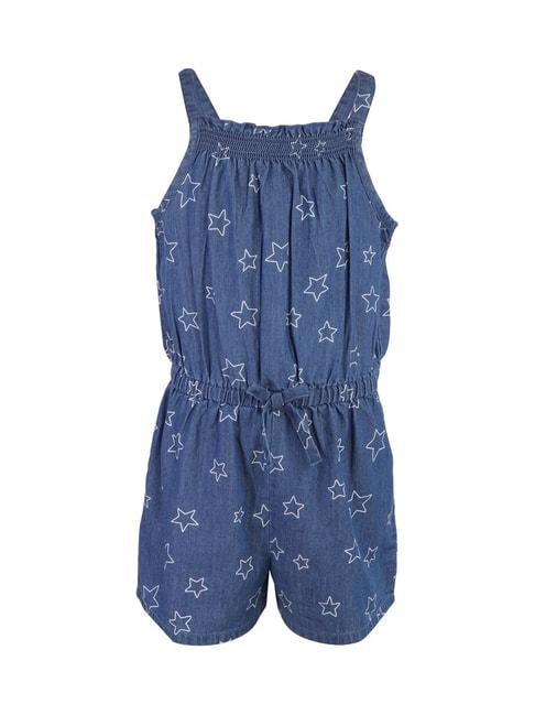 a-little-fable-kids-blue-printed-playsuit