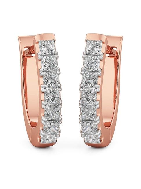 joyalukkas-18k-rose-gold-&-diamond-hoop-earrings