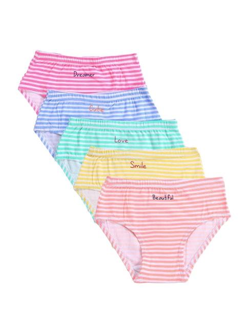 Bodycare Kids Multicolor Striped Panties - Pack of 5