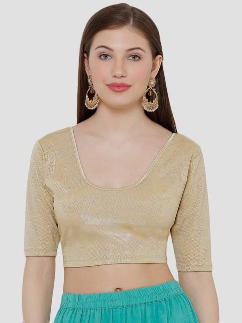 salwar-studio-golden-regular-fit-blouse