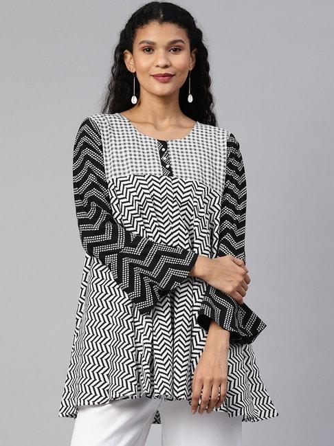 ahalyaa-black-printed-tunic
