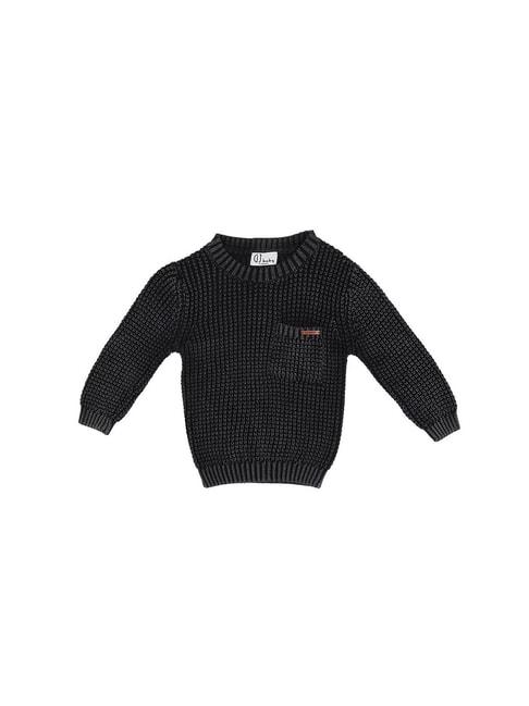 Gini & Jony Kids Grey Checks Sweater