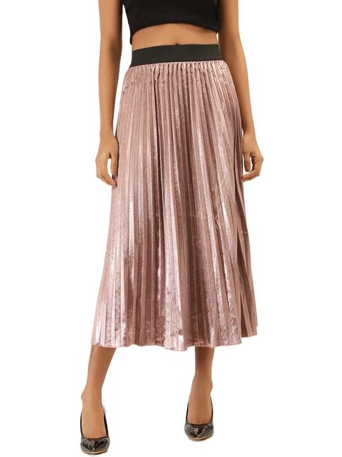 Label Ritu Kumar Blush Pink A-Line Skirt