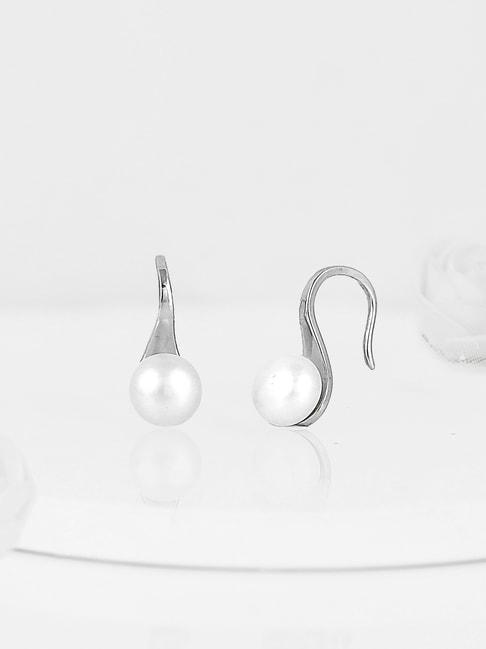 GIVA 92.5 Sterling Silver Pearl Earrings for Women