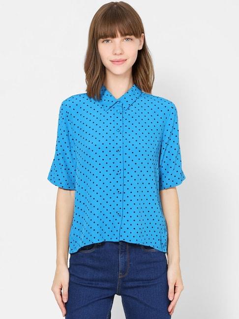 Only Blue Polka Dots Shirt