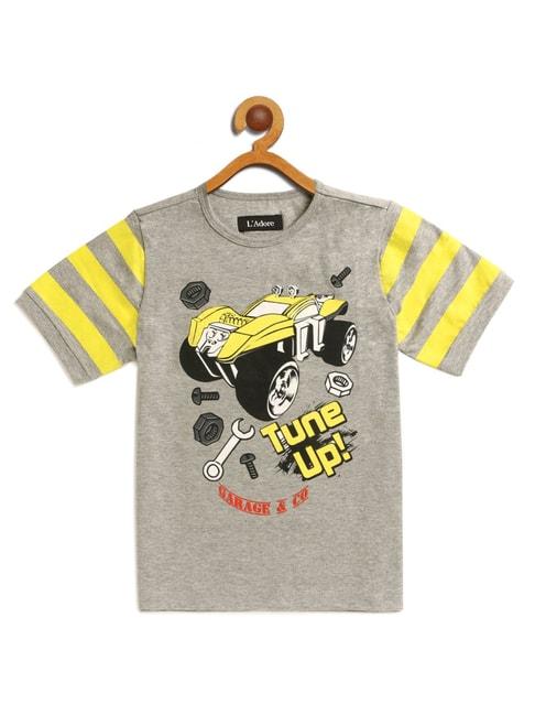 ladore-kids-grey-printed-t-shirt