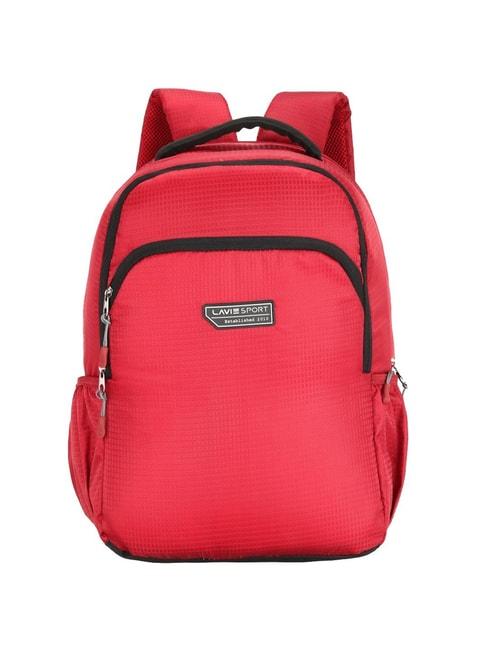lavie-red-synthetic-medium-backpack