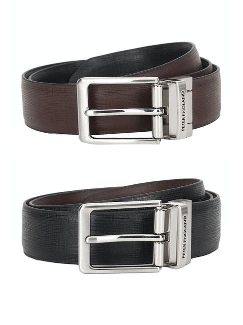peter-england-brown-&-black-leather-reversible-belt-for-men