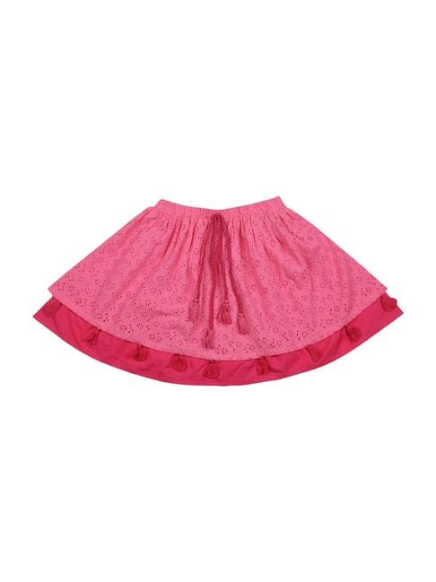 blue-giraffe-kids-pink-cotton-textured-skirt