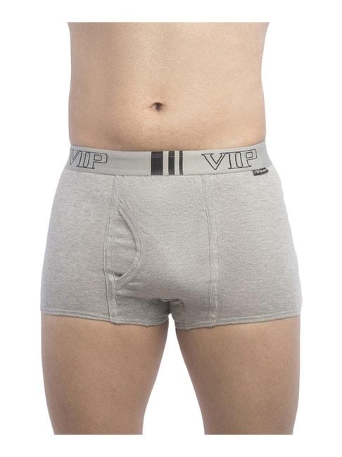 VIP Assorted Colour Cotton Regular Fit Trunks (Pack Of 4)