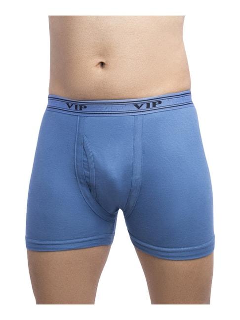 VIP Assorted Colour Cotton Regular Fit Trunks (Pack Of 4)