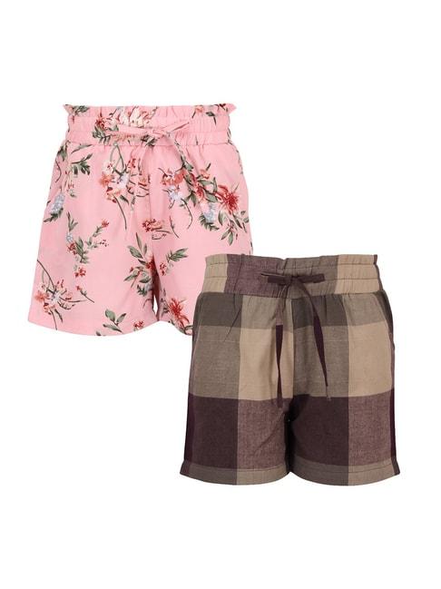 cutecumber-kids-pink-printed-shorts-(pack-of-2)