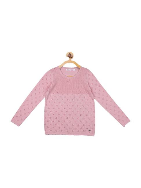 elle-kids-peach-cotton-printed-sweater