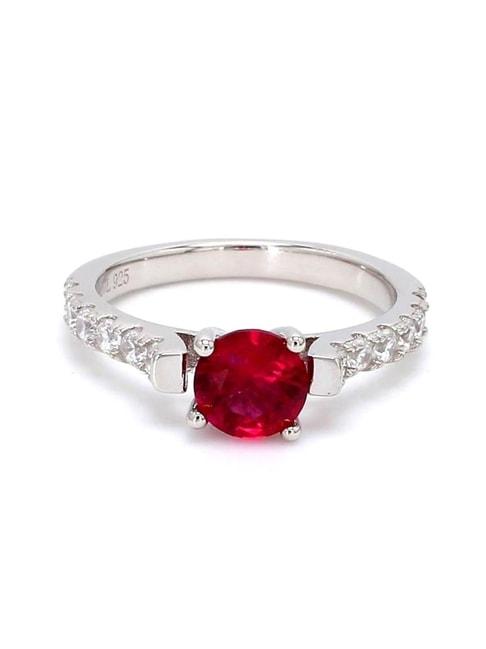 925-silver-red-ruby-and-american-diamond-solitaire-ring-for-women-for-girls