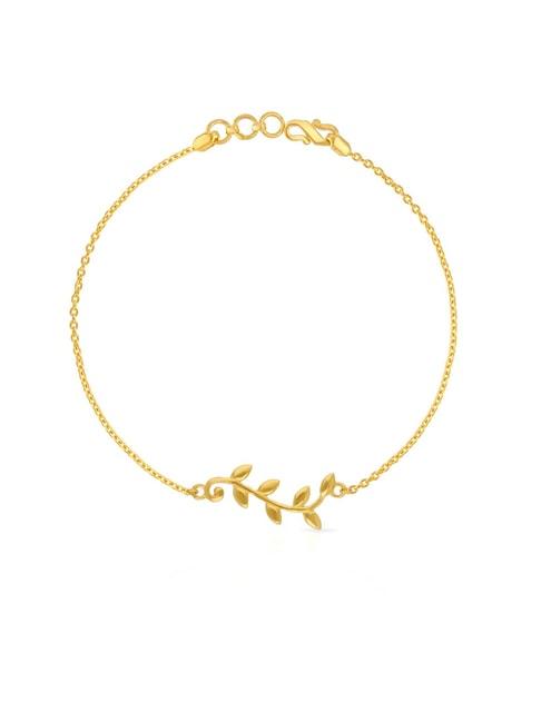 Malabar Gold and Diamonds 22k Gold Leaf Bracelet for Women