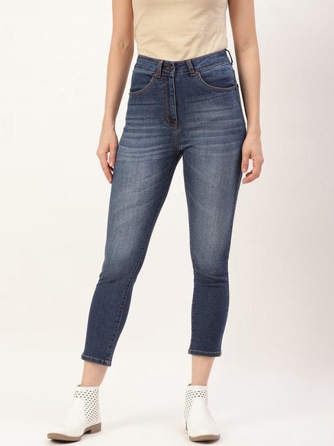 elle-indigo-slim-fit-heavily-washed-jeans