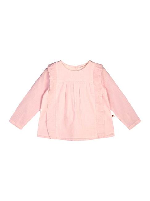 Budding Bees Kids Pink Solid Top