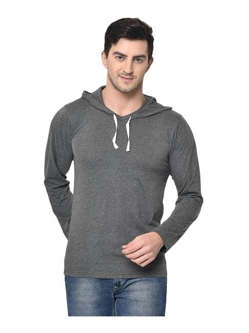 Vimal Jonney Grey Hooded T-Shirt