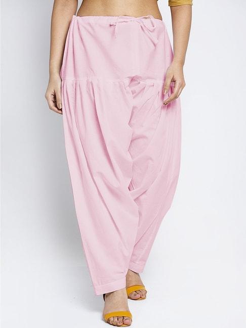 gracit-light-pink-loose-fit-cotton-salwar