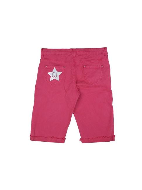 gini-&-jony-kids-pink-solid-shorts