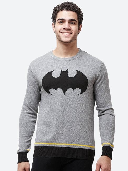 free-authority-batman-printed-regular-fit-sweater