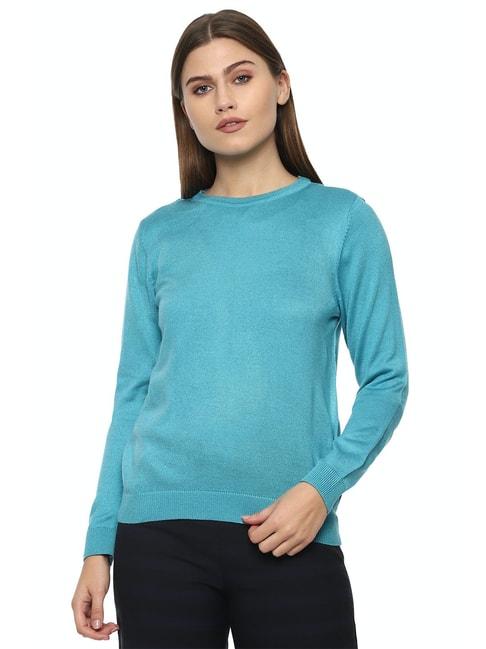 Van Heusen Blue Round Neck Sweater