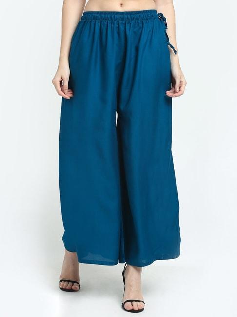 women-english-blue-excess-flared-rayon-palazzo-with-fully-elasticated-waistband,-slip-on-closure,-drawstrings-at-the-side-along-with-2-pockets-on-the-side.