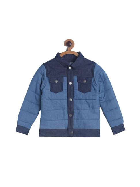 Tales & Stories Kids Blue Quilted Jacket