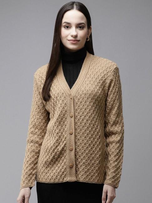 cayman-beige-self-design-sweater