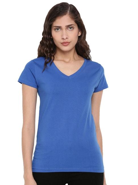 de-moza-blue-v-neck-t-shirt