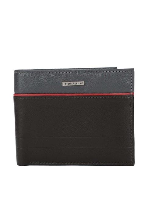 peter-england-brown-leather-color-block-bi-fold-wallet-for-men