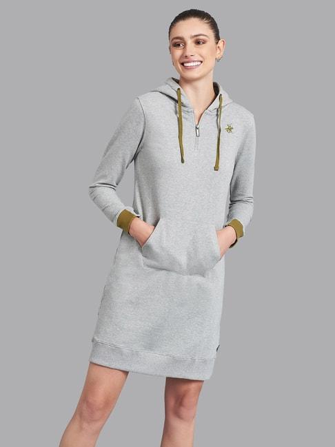 Beverly Hills Polo Club Grey Hooded Dress
