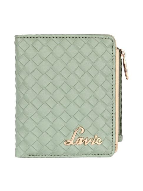 lavie-chic-pro-mint-green-textured-bi-fold-wallet-for-women