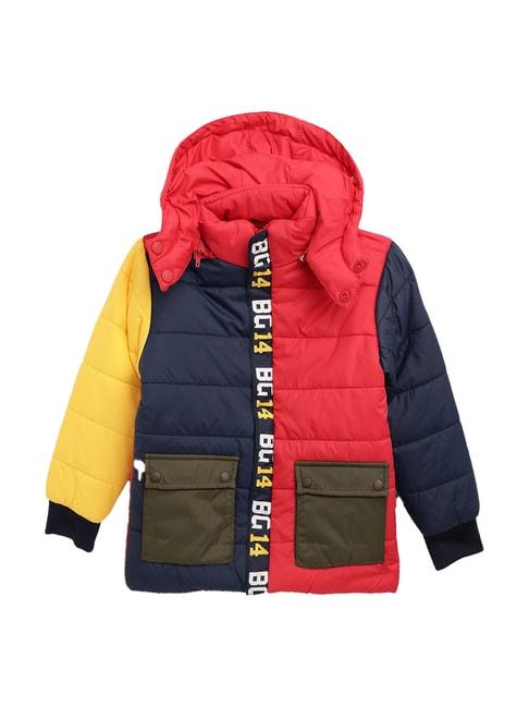 Blue Giraffe Kids Multicolor Quilted Jacket