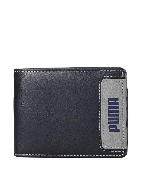 Puma Panel Navy Casual Bi-Fold Wallet for Men