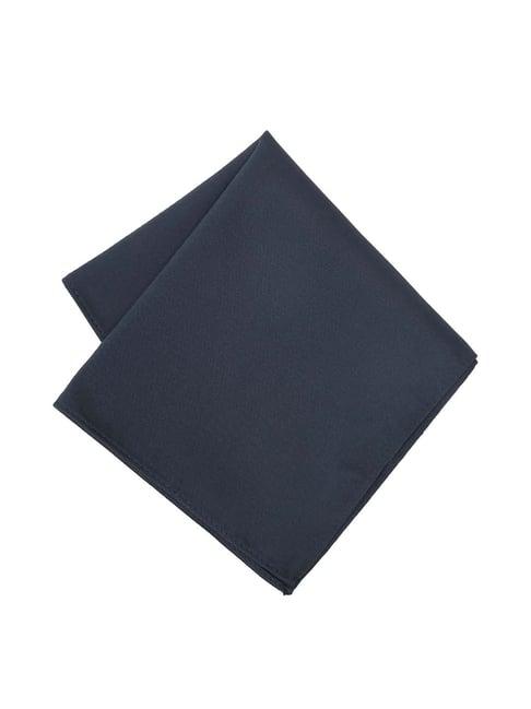 peter-england-navy-blue-solid-pocket-square