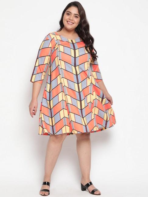 amydus-multicolor-printed-a-line-dress