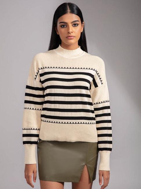 twenty-dresses-off-white-striped-sweater
