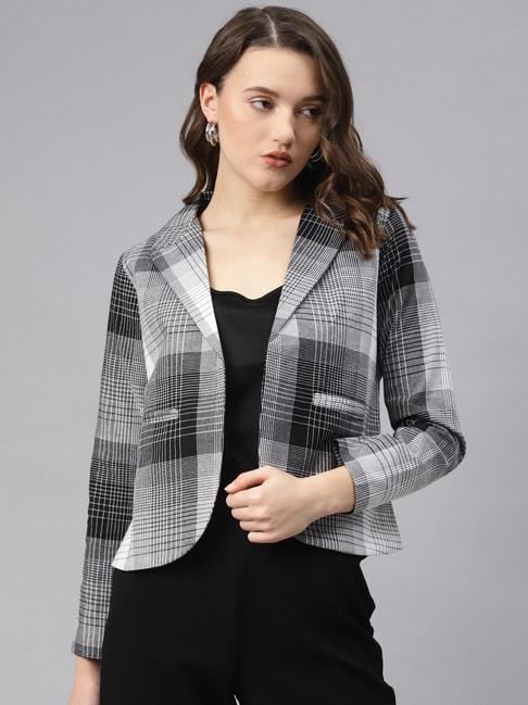 Cottinfab Grey Full Sleeves Blazer