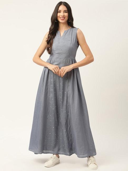 rooted-grey-embellished-maxi-dress