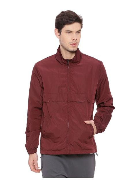 basics-red-comfort-fit-jacket