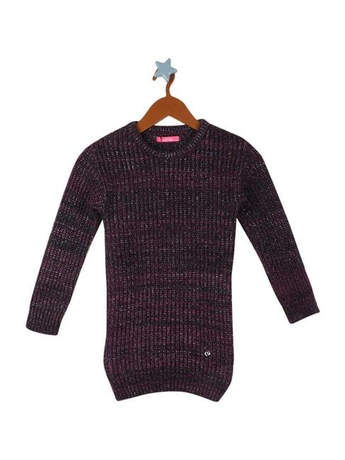 monte-carlo-kids-purple-regular-fit-sweater