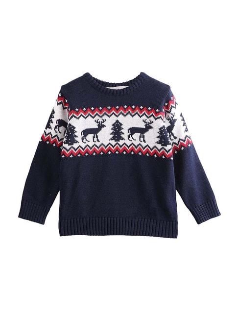 beebay-kids-navy-printed-sweater