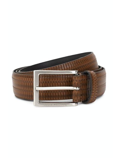louis-philippe-brown-textured-wide-belt-for-men