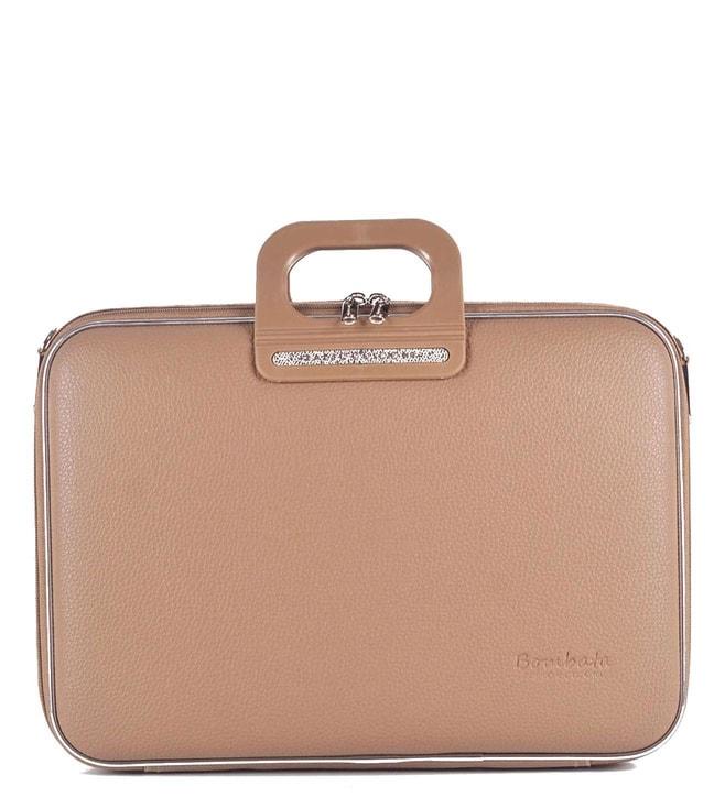 bombata-brera-taupe-17"-laptop-briefcase