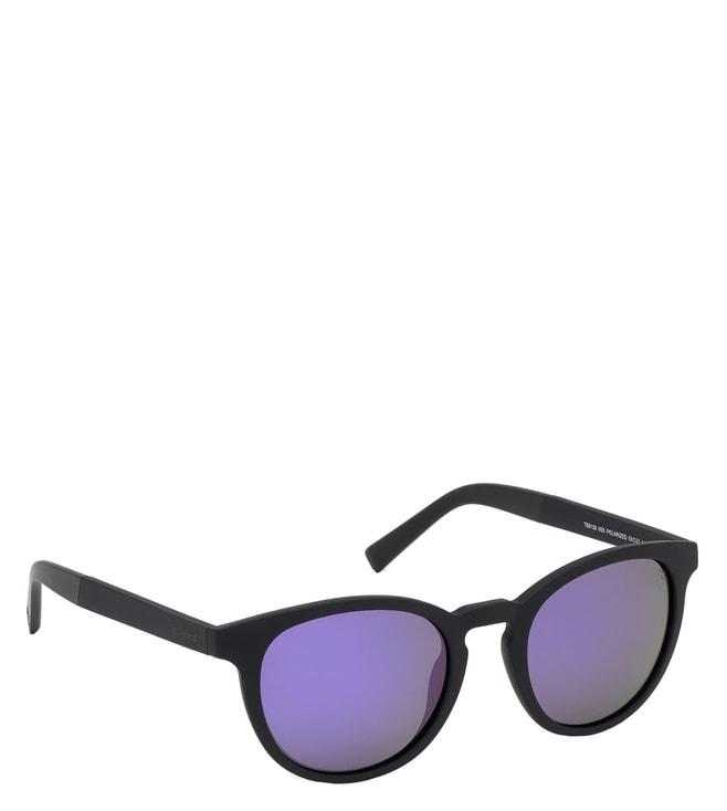 Timberland Purple Oval Sunglasses for Men