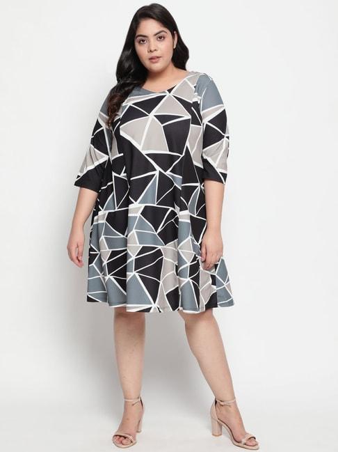 amydus-grey-printed-dress