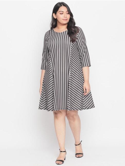 Amydus Black Striped Dress